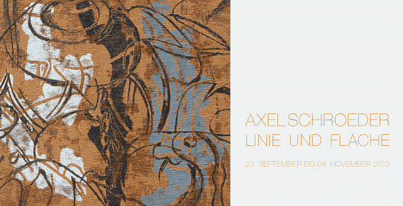 Galerie Kunstwerk Heimbach - Einladung Ausstellung Axel Schroeder 2012